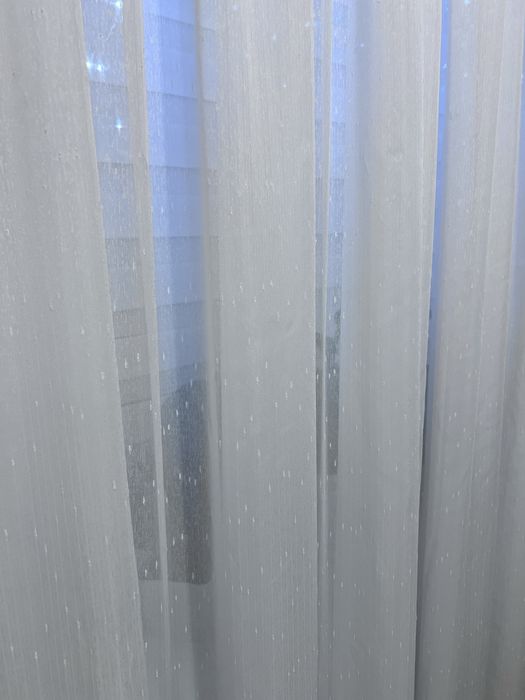 Тюль льон бамбук дощик