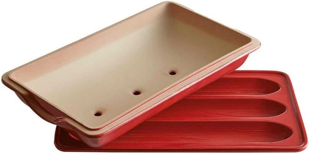 Forma Profissional p/ Baguetes Emile Henry Original Cerâmica Francesa