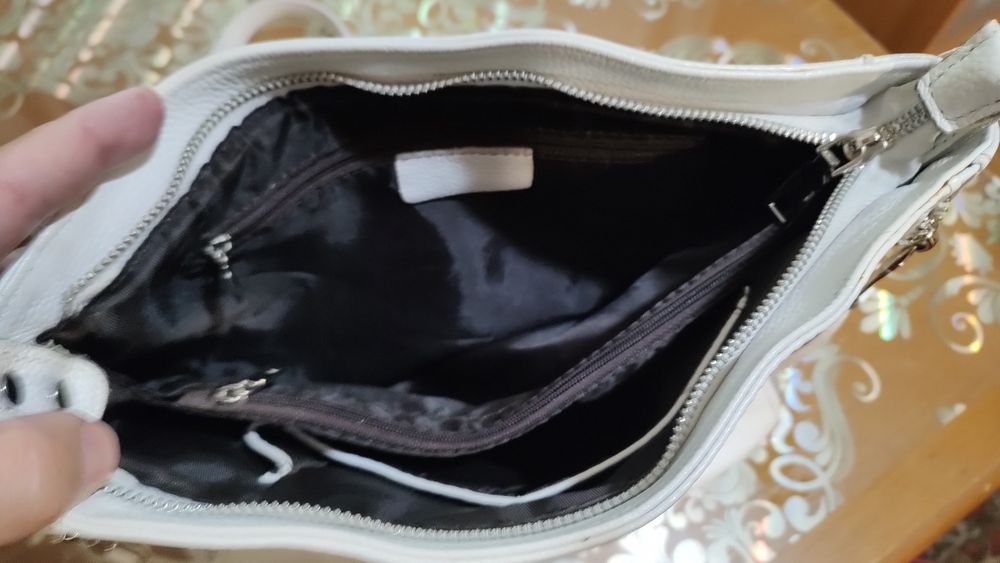 Летняя сумка, кожа