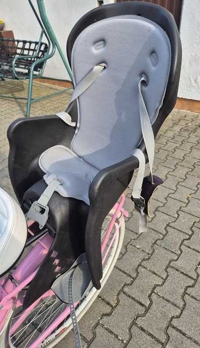Fotelik rowerowy MALtrack regulowany na tył do 22kg, lusterko wsteczne