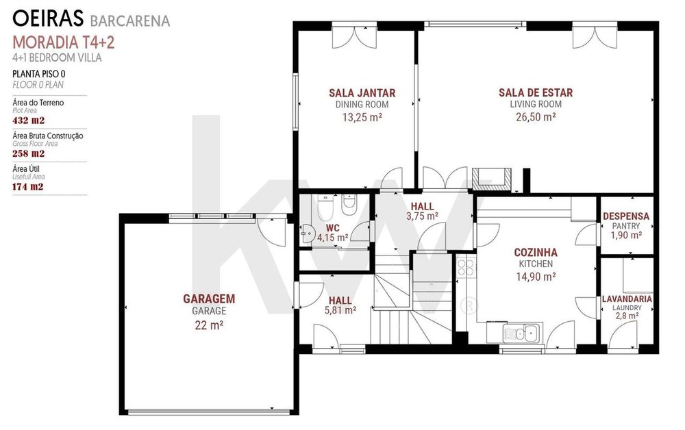 Moradia T4+2 com Jardim e Piscina para Arrendamento, junto ao Oeiras G
