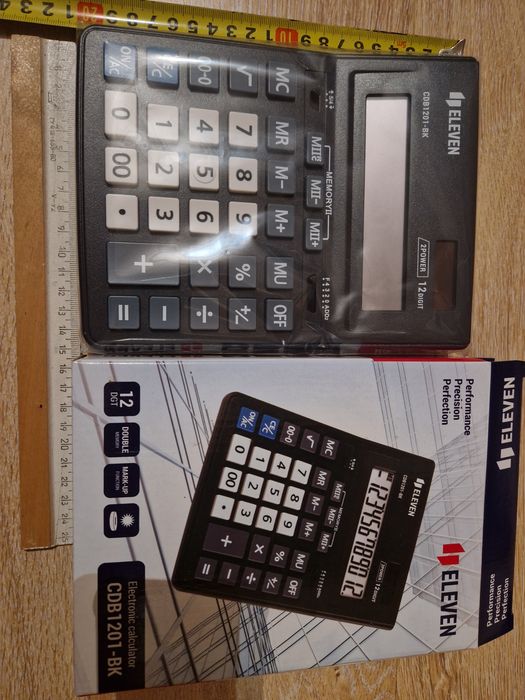Новый калькулятор Eleven cdb1201-bk 2 power 12 digit профессиональный настольный цифровой большой бухгалтерский офисный электронный 12-ти разрядный