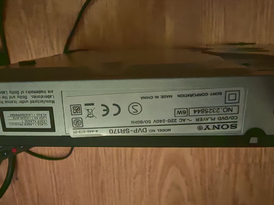 Sony leitor DVD DVP-SR170,+DVDs