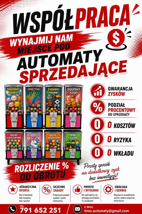 Automaty na kulki pasywny stały dochód bez wkładu własnego kulki maszyny automat sprzedający