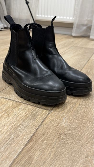 Ботинки челсі Gant шкіряні