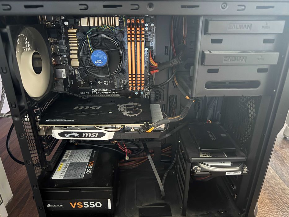 Komputer stacjonarny i5 4690, GTX 1660, 16Gb ram SSD+HDD