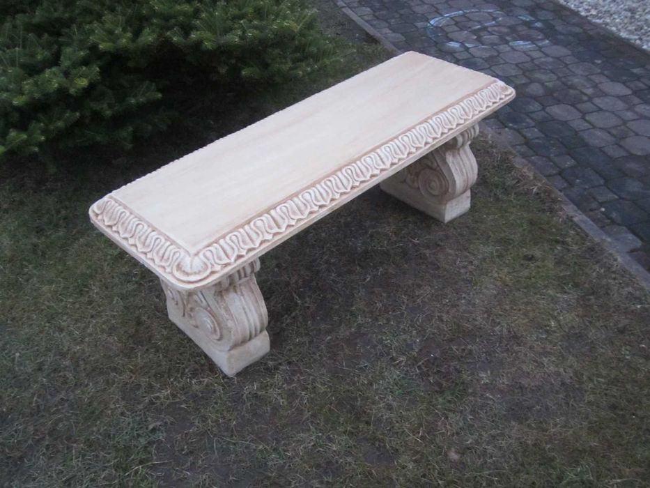 Figury ogrodowe betonowe ławka