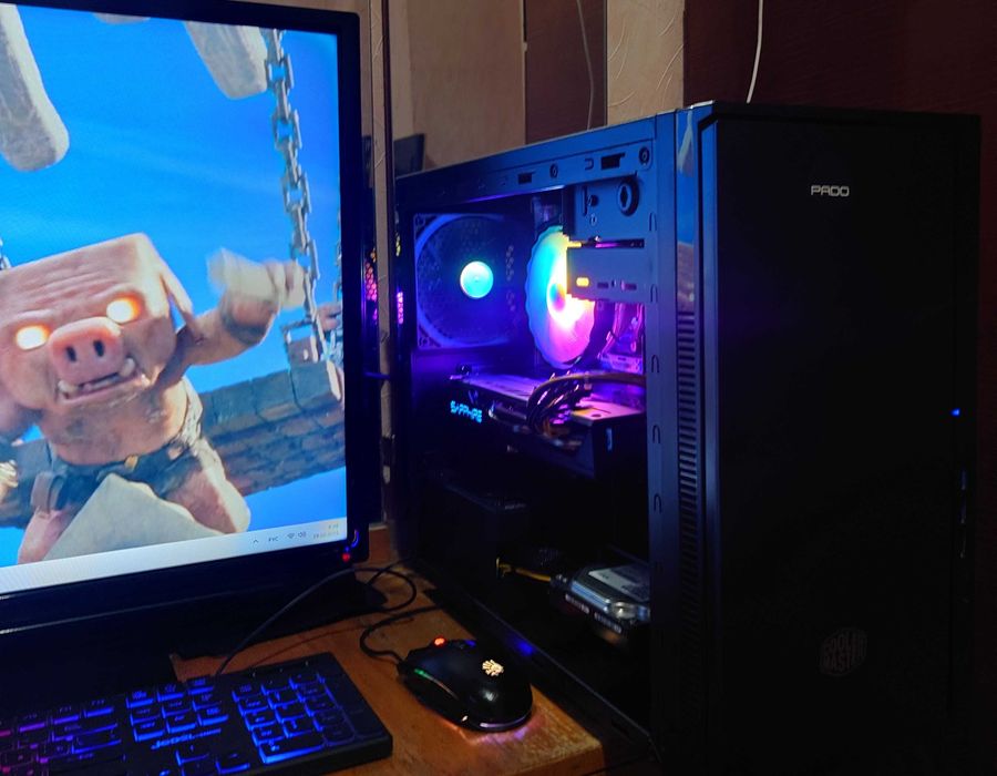 Игровой ПК 12 ядер, ddr4 16, nitro+ RX580 8gb, m.2