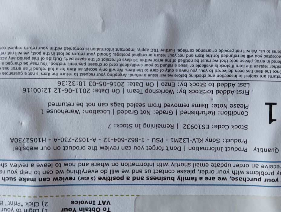 Alimentação Sony klv-l32m1 psu