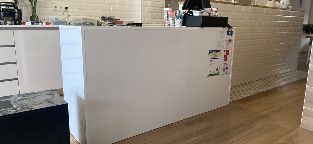 Bancada Branca comprimento 1,68