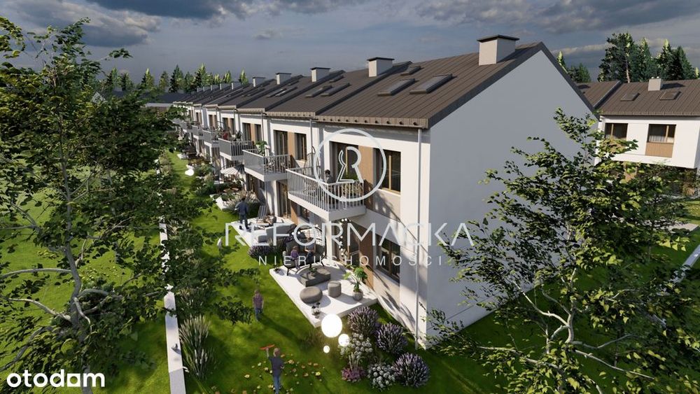 Mieszkanie z ogrodem w zielonej okolicy