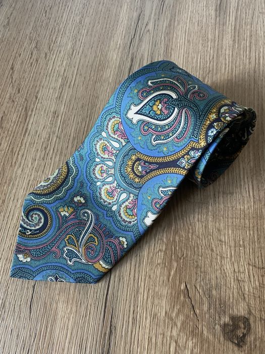 Галстук.шелковый галстуе. Галстук Saint Laurent.