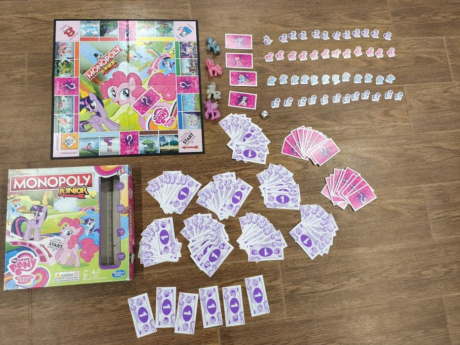 Monopoly Junior My Little Pony, GRA stan bardzo dobry