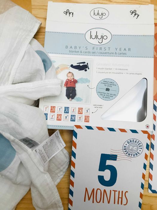 sesja zdjęciowa lulujo Baby’s 1 rok kocyk bambusowy pieluszka