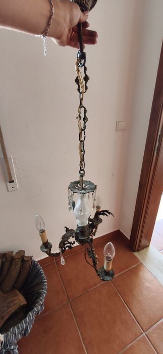 Candeeiro de teto imitação de velas