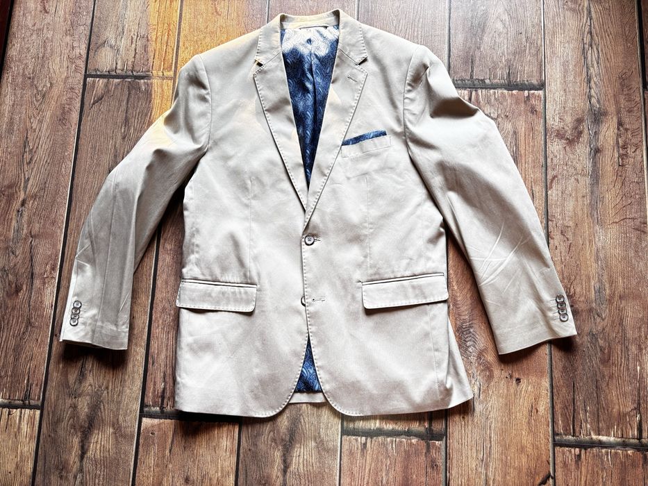 Beżowa marynarka,bawełniana marynarka,NOWA