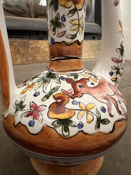 Jarro Artesnal Pintado à Mão