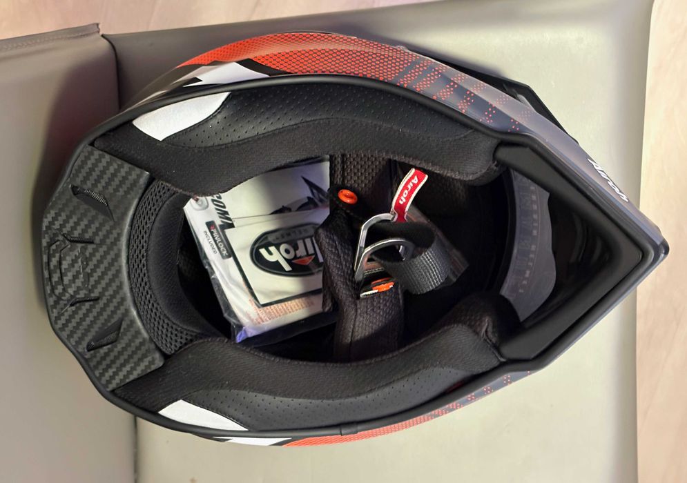 Capacete NOVO Airoh Commander Orange Matt (45% Desconto) Tamanho L