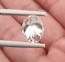 Diament Moissanit Owal 4x6mm 0.5CT VVS1-D ŚWIĄTECZNE PROMOCJE :)