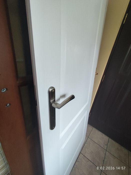 Drzwi porta 80 cm lewe białe nie przycinane Pol skone classen