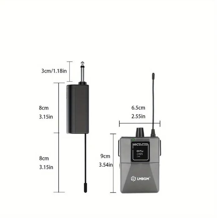Conjunto de Microfones Profissional sem fios