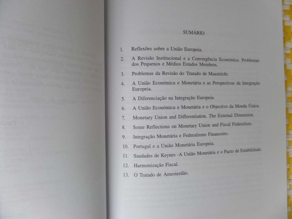 De Maastricht a Amesterdão - Problemas da União Monetária Europeia