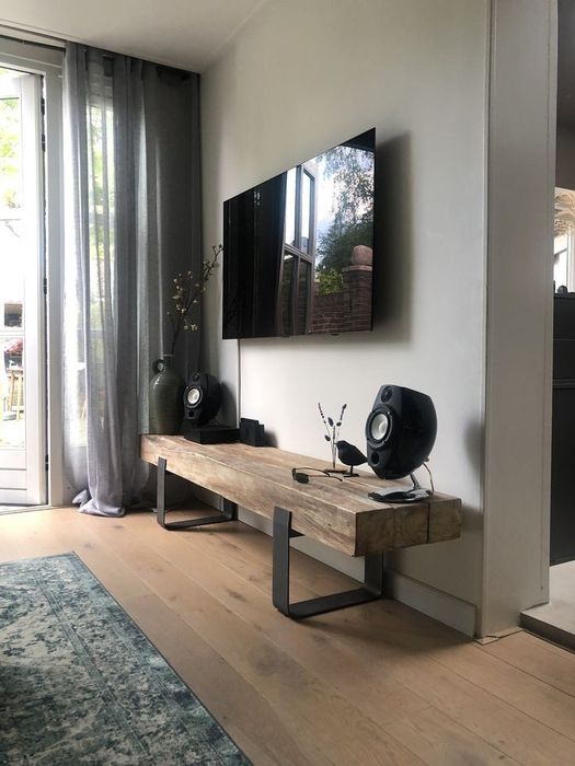 Szafka RTV, styl Rustylany