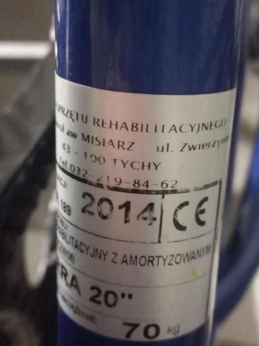 Rower Misiarz dla dziecka z niepełnosprawnością  20'