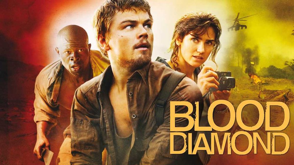 DIAMANTE DE SANGUE (Leonardo DiCaprio/Jennifer Connelly/Djimon Hounsou
