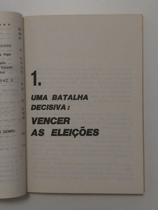 PCP Programa Eleitoral 1980