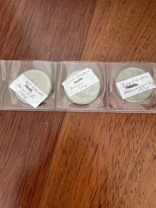 Moedas 200 escudos | 1994, 97, 98, 99 e 2000