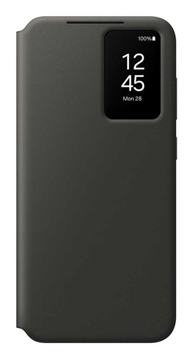 Etui Samsung Smart View Wallet case czarne z klapką do Galaxy S24 FE