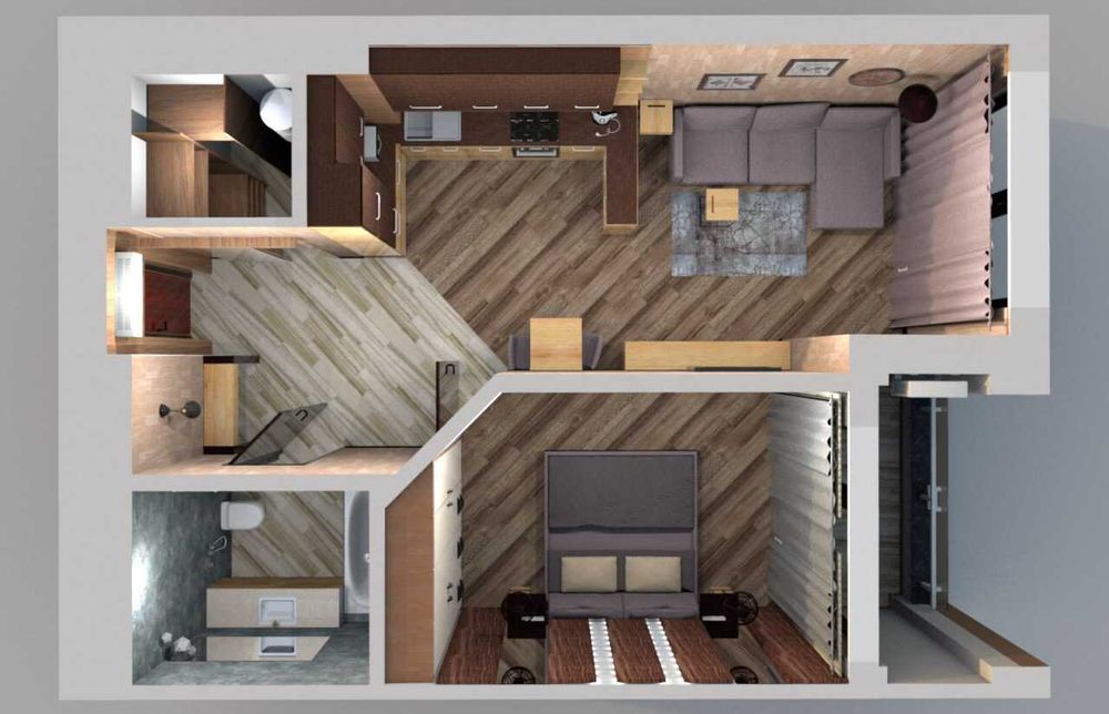 БЕЗ КОМІСІІ! ВІД ВЛАСНИКА! 1к студія (57м2) ЖК "Tetris Hall"
