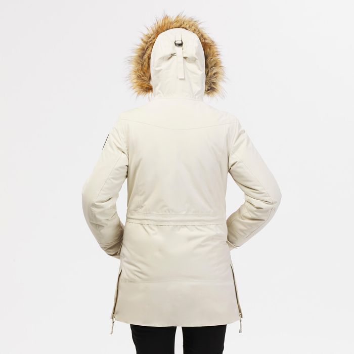Parka de caminhada -20°C impermeável mulher, NH900 bege