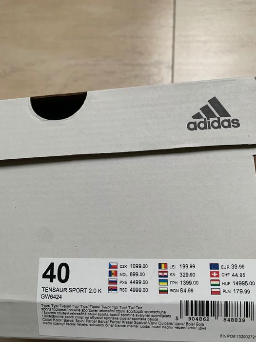 Buty adidas Tensaur 40 nowe
