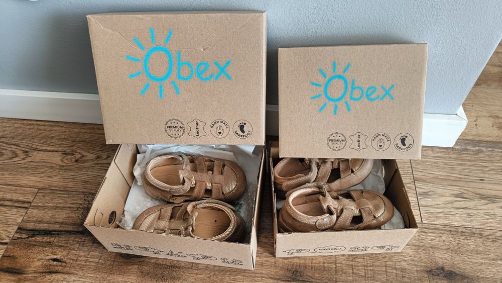 Kapcie obex isla złote 27