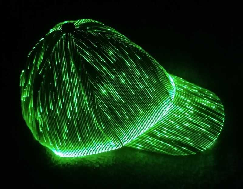 Czapka świecąca led