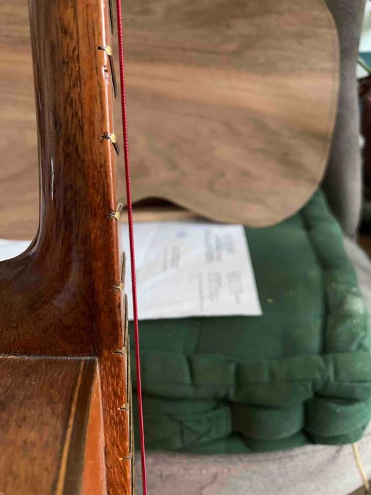 Guitarra clássica antiga luthier Jacques Favino anos 60