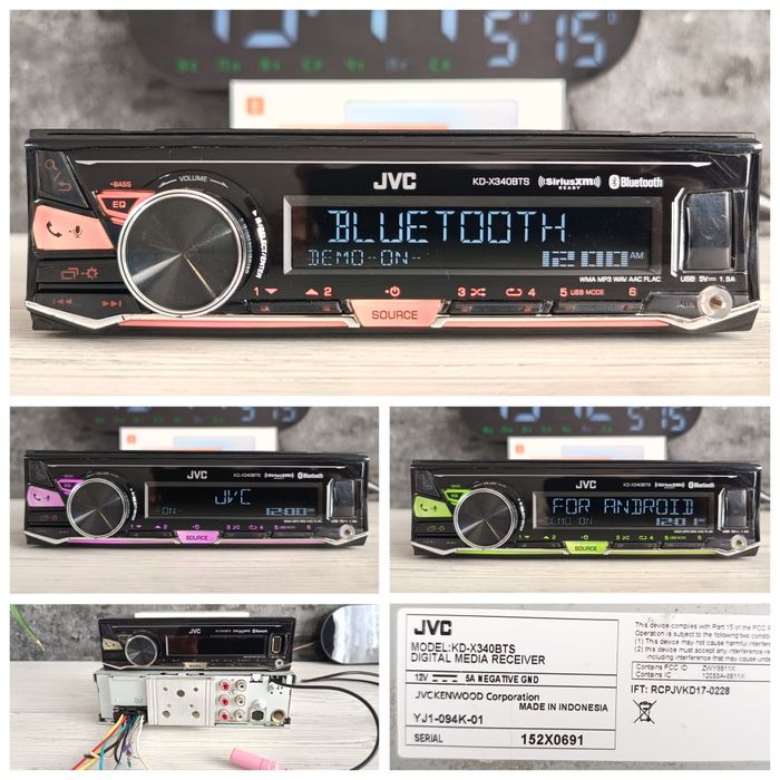 Процесорний JVC kd-bt /Bluetooth