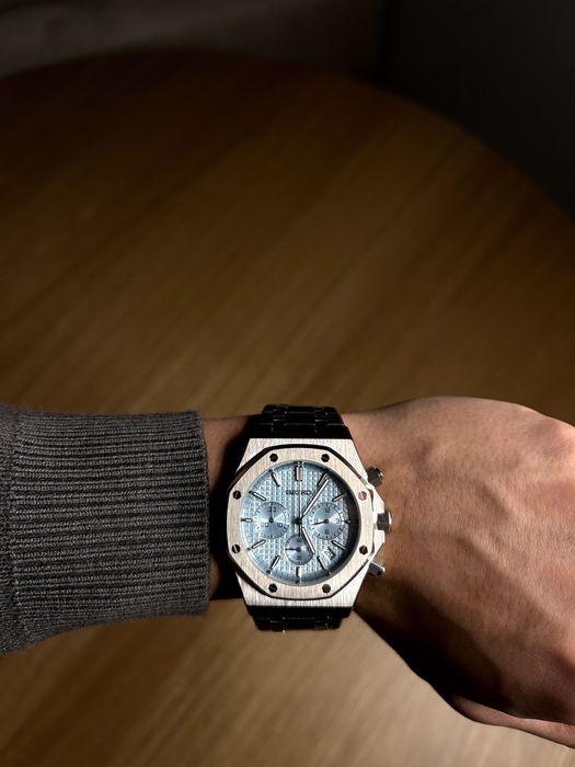 Seiko Mod Royal Oak Tiffany Blue
