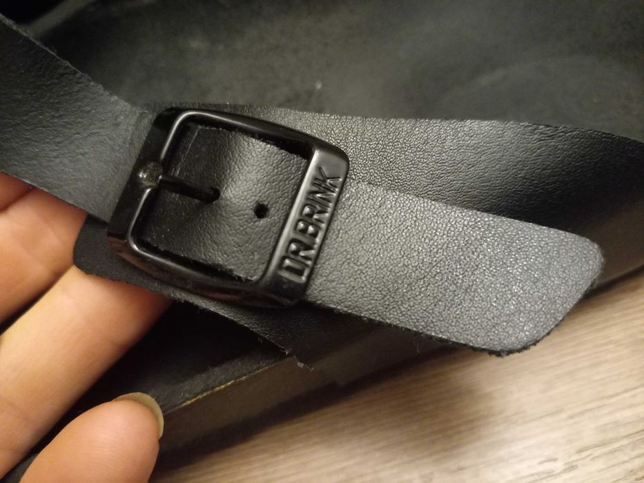 Кожаные шлепки, вьетнамки  флип-флопы Dr. Brinkmann Birkenstock р 47.