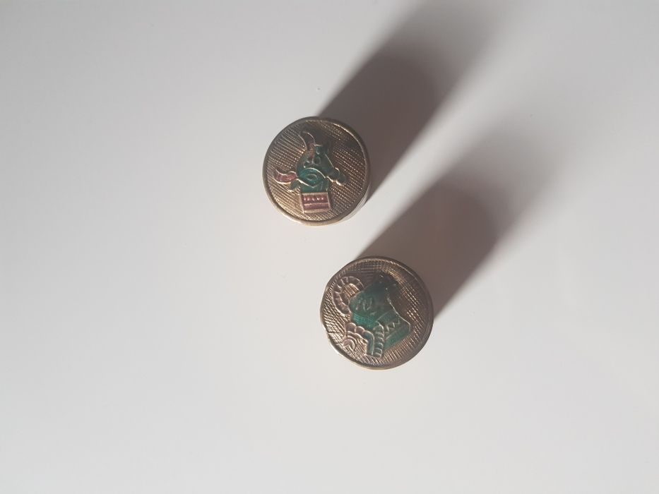 Pudełka szkatułeczki na biżuterię ze znakami zodiaku vintage