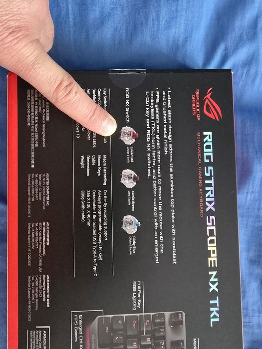 Teclado Gamer Asus Rog
