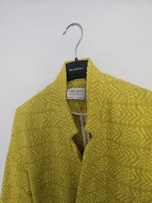 Płaszcz żółty Zara coat