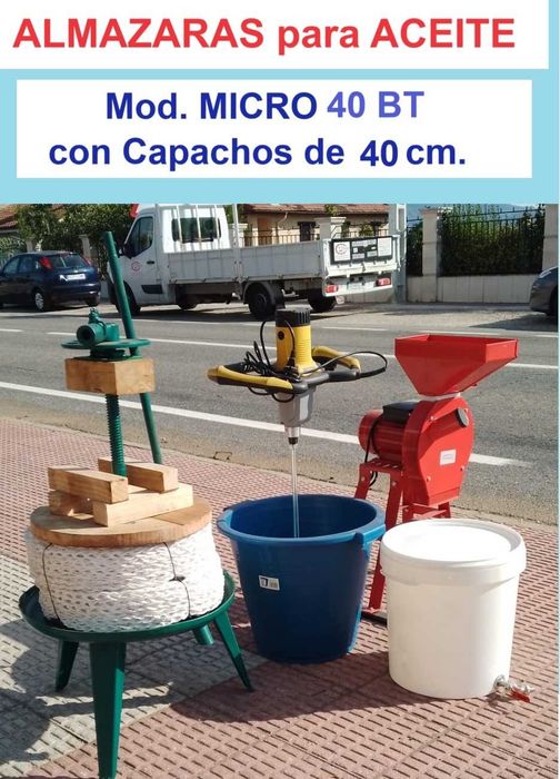 Micro Moinhos de oleo com Prensas Manuais