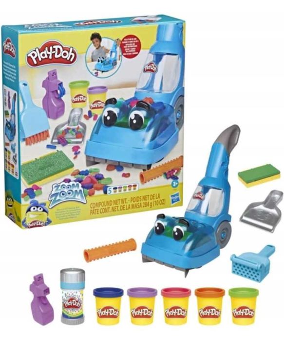 PLAY-DOH CIASTOLINA Zestaw Sprzątający Odkurzacz F3642
