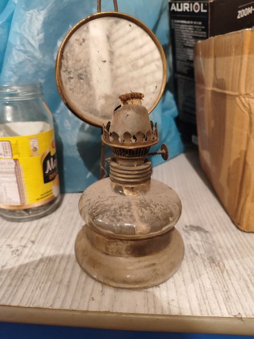 Lampa naftowa antyk