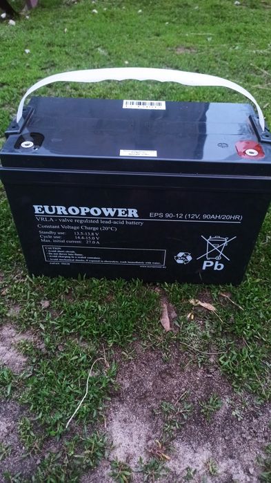 Akumulator  żelowy agm vrla 12v 90ah europower