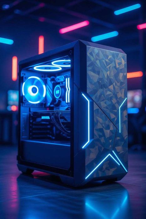 Komputer Gamingowy RTX5060, Ryzen 5 , SSD, 16GB RAM W11