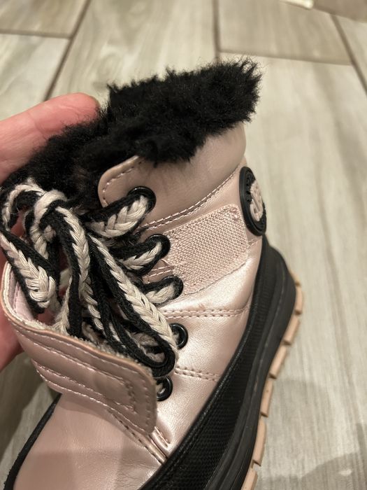 Зимові дутіки теплі 15.8 см Clibee для дівчинки